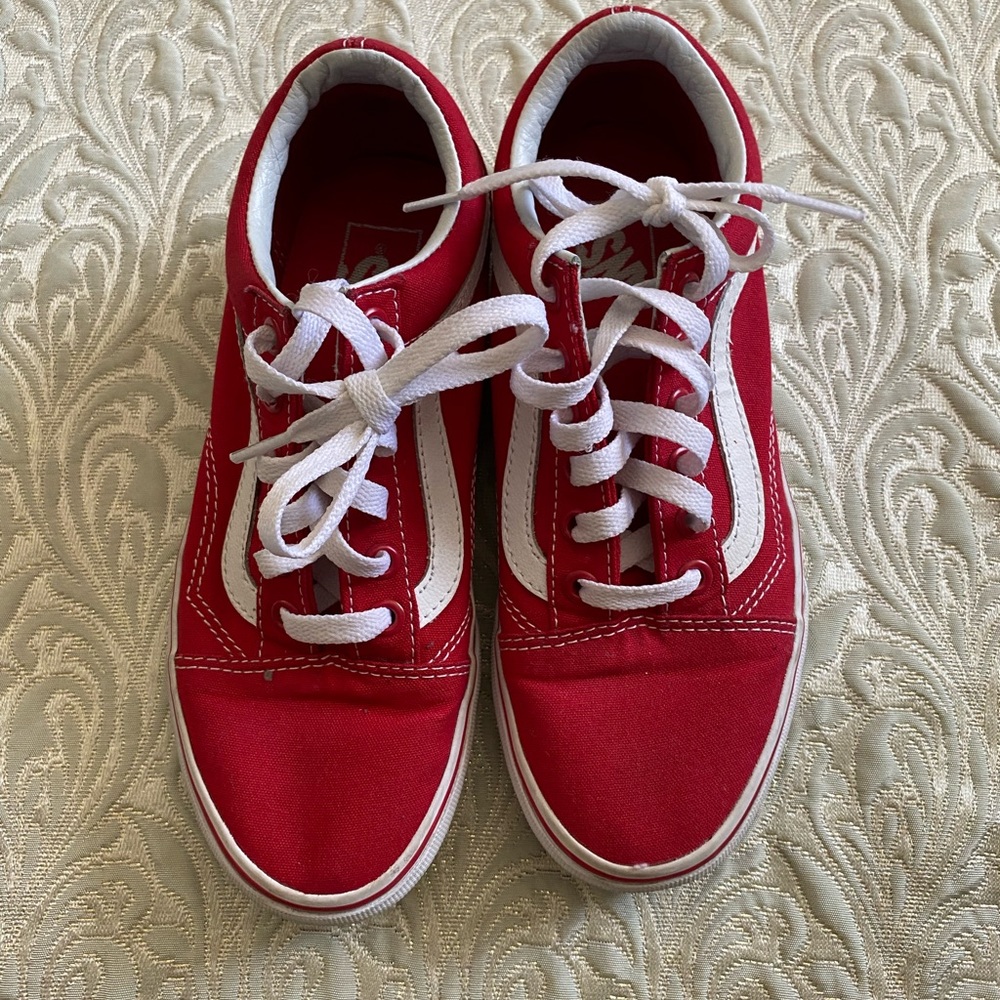 Vans Red Shoes